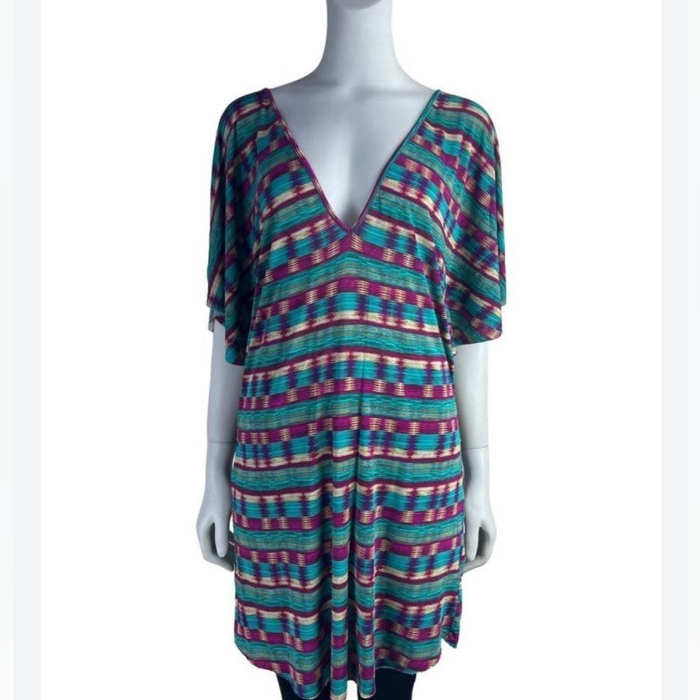 VIX by Paula Hermanny Coverup Women's Blue Teal Swimwear
Beach